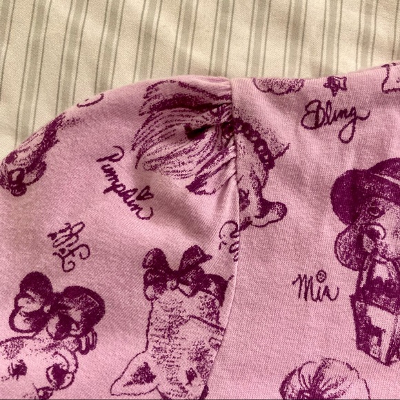 Lands End Purple dog print dress - Picture 9 of 9